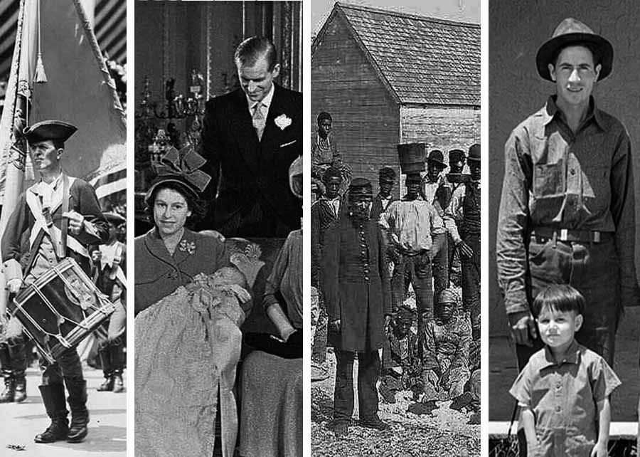 美國人家譜中的祖先群像