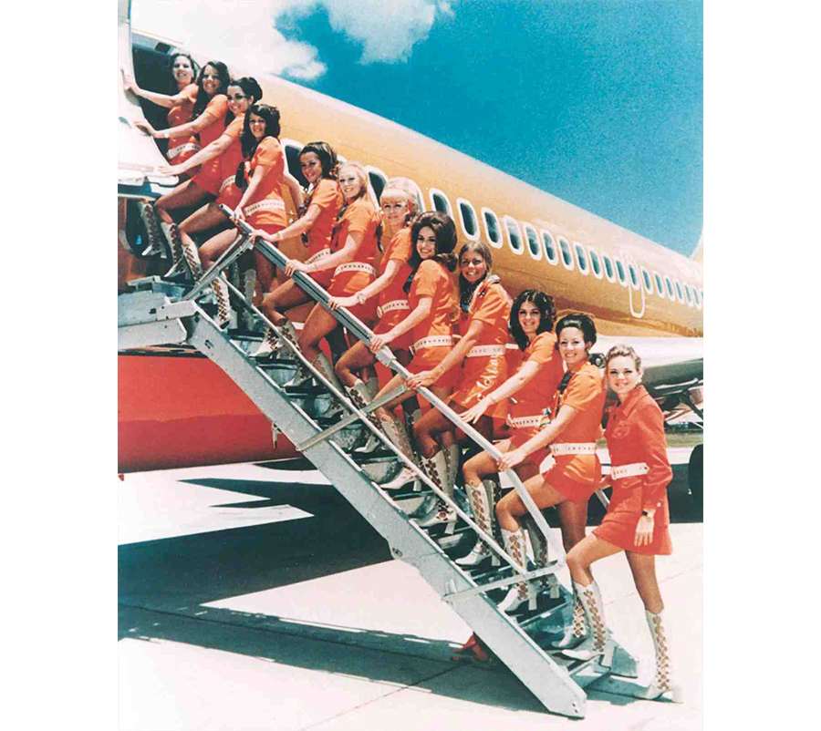 風靡一時的太平洋西南航空空姐們
