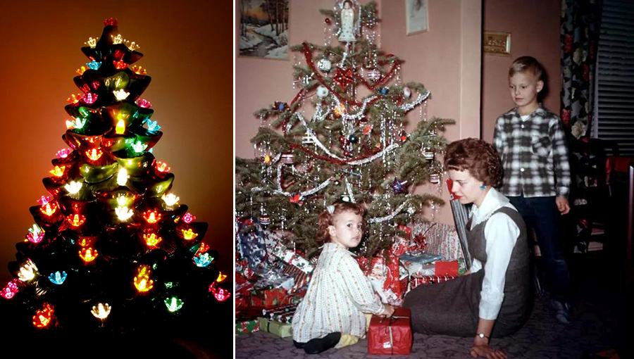 近百年来 美国人如何装饰耶诞树