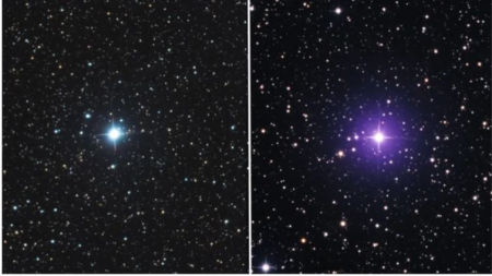 南半球天空出现两颗闪耀的新星爆发