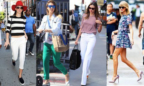 欧美女星私服街拍(组图)