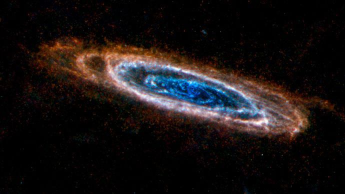 巨大不可見的氣環由仙女座直奔而來 (圖）