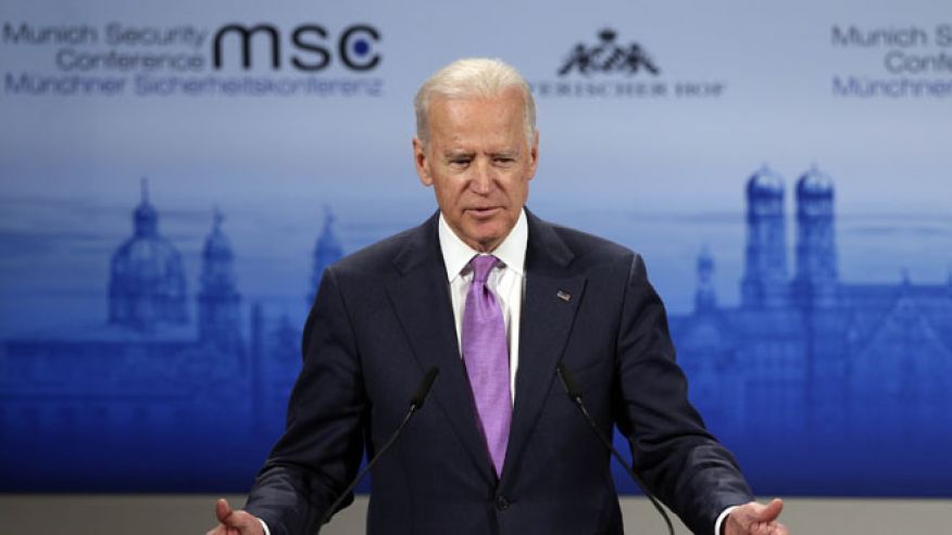 美國副總統拜登表示烏克蘭有自我防禦的權力（組圖）