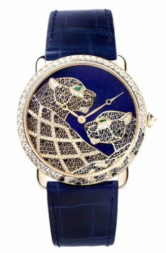 Cartier 美洲豹装饰腕表(组图)