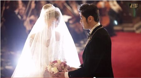 周杰伦与昆凌英国婚礼画面与音乐（视频）