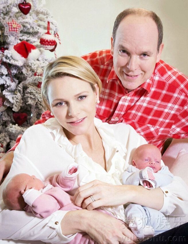 摩納哥王妃首度曝光龍鳳胎 小王子將繼承王位