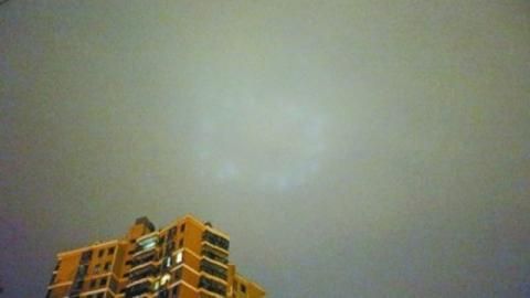 武汉现神秘光环 福建有奇异光体（组图）