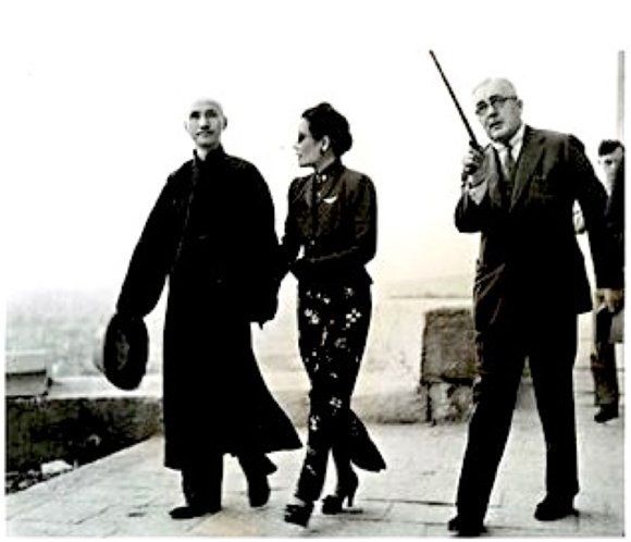 蒋介石宋美龄开罗会议期间出游照（组图）