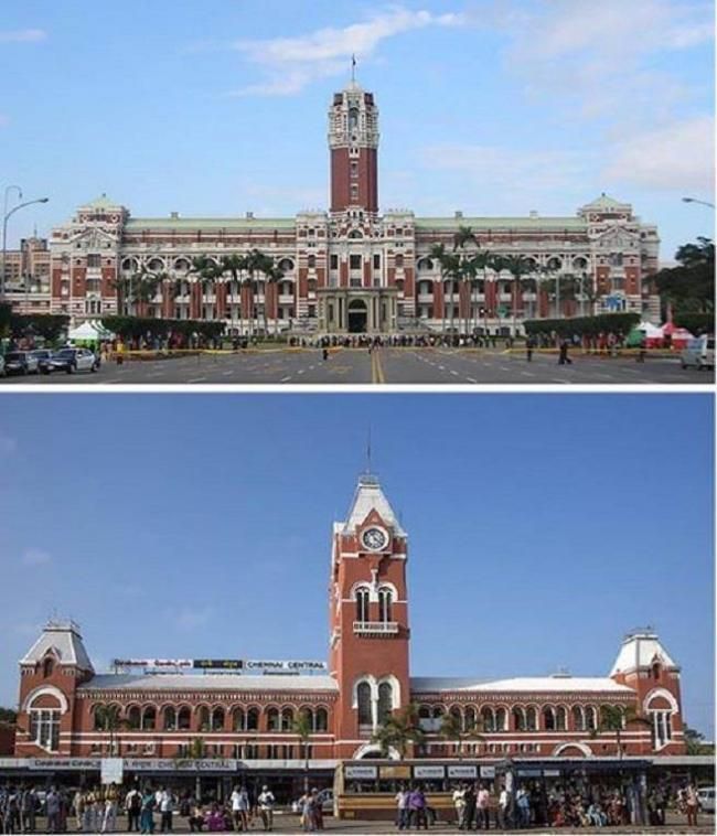 台灣總統府超像印度火車站