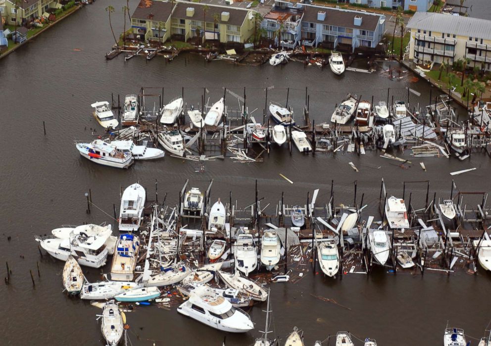 颶風哈維破壞力創多項歷史紀錄