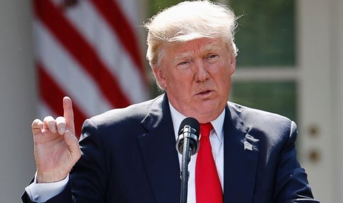 川普正式通知聯合國  退出巴黎氣候協定