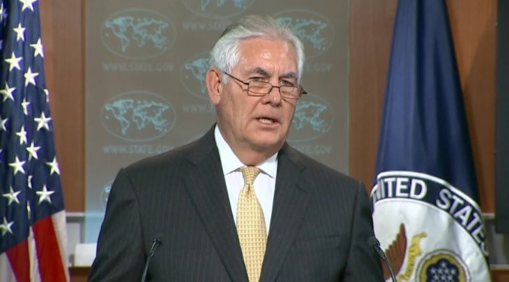 蒂勒森表示北韓不是我們的敵人