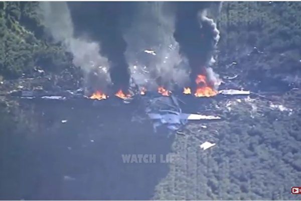 美國軍用運輸機KC-130墜毀   16人全數罹難