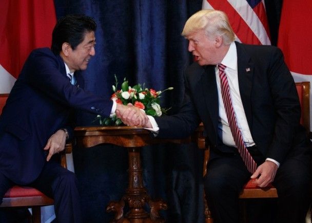 川普G7峰会前晤安倍，称北韩问题会解决