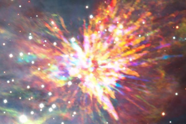 天文觀測太空煙花震撼景象 持續五百年