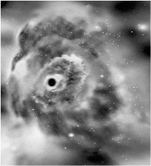 揭秘品質為太陽180億倍的宇宙最大黑洞(圖)