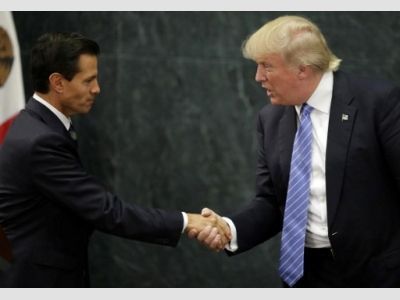 川普未上台 就开始国事访问墨西哥