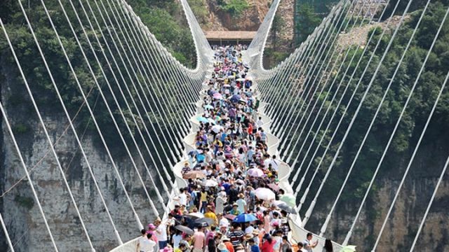 湖南張家界大橋  暫停營運