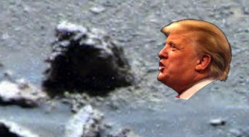 火星上發現極似川普的石頭(組圖)