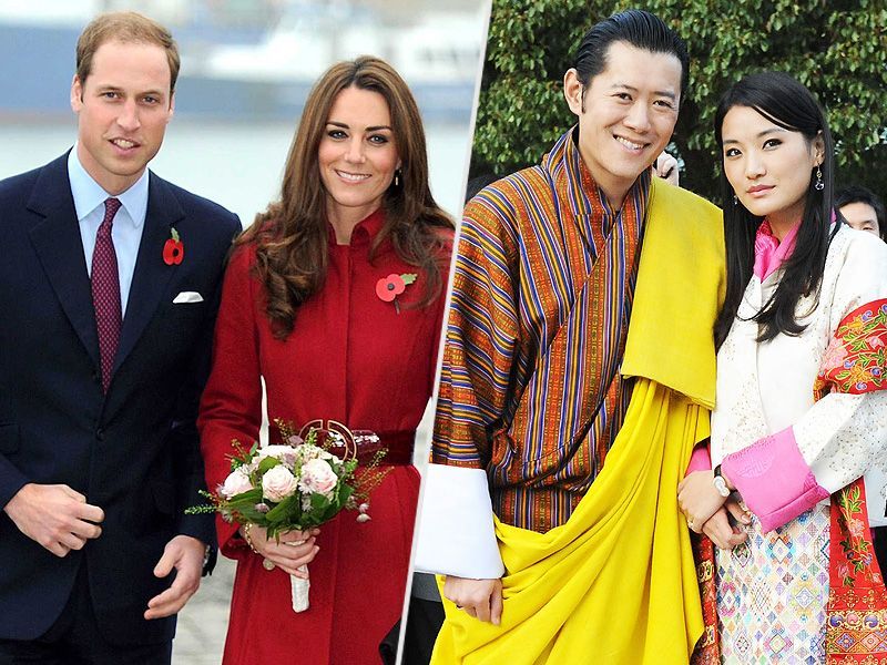 英國皇室與不丹王室會面