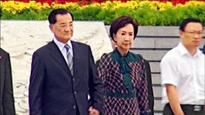 題字「14年血淚史」 連戰背書中共抗戰史觀