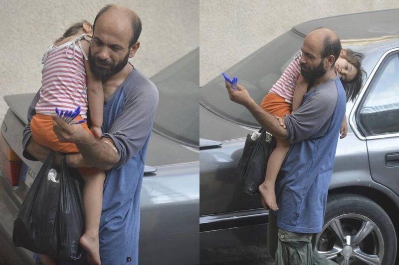 人間有溫情  賣筆求生的父親感動落淚