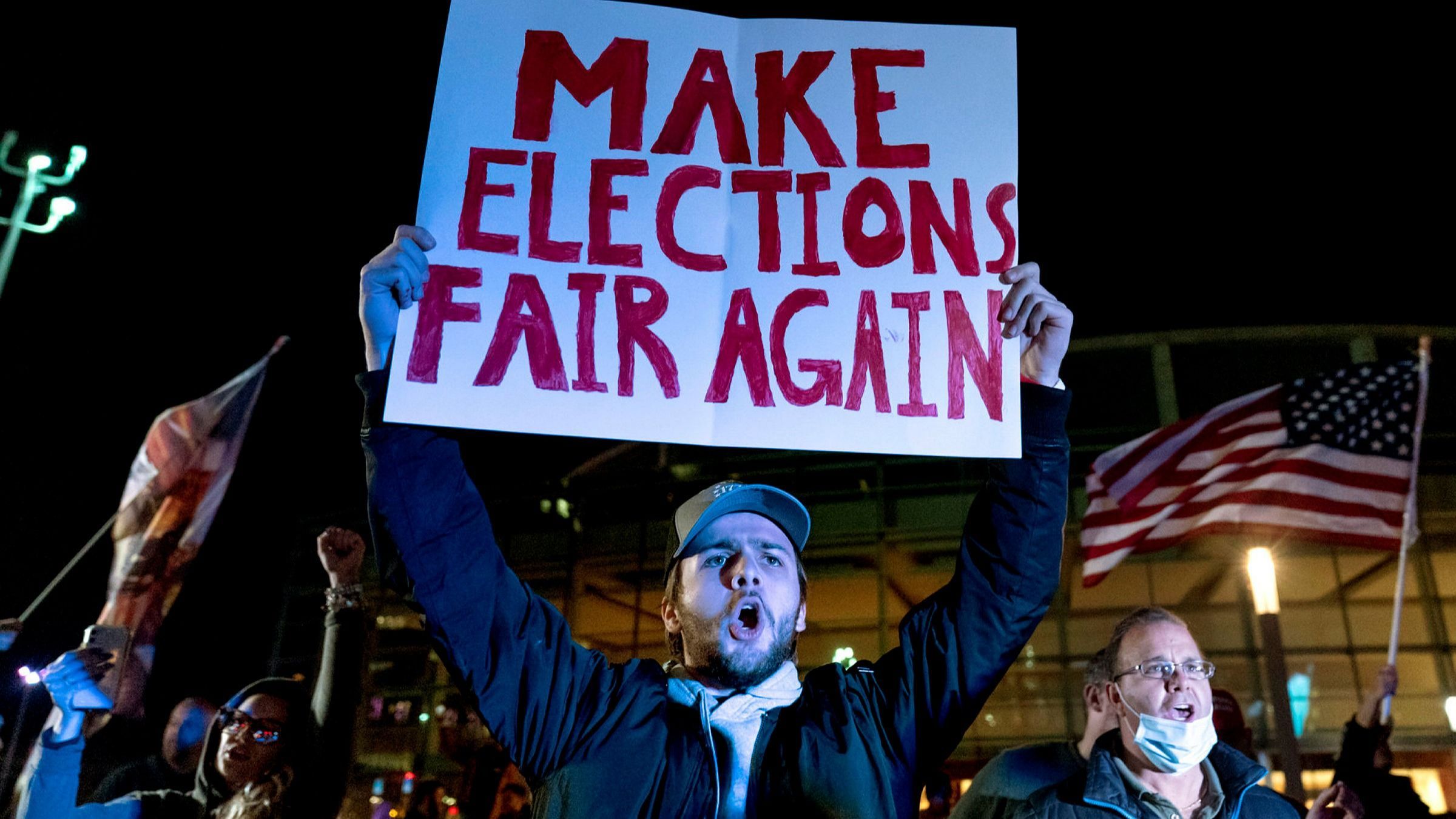 川普：選舉挑戰尚未結束