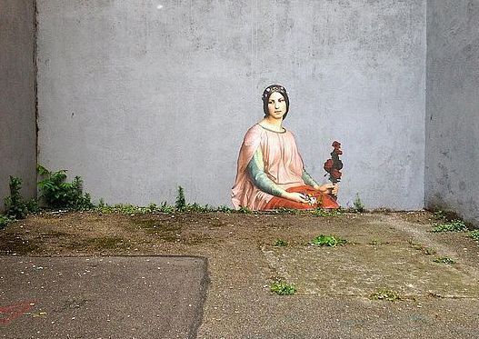 把古典藝術畫推上街頭（組圖）