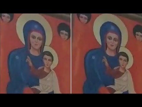 神奇！悉尼教會聖母肖像竟開口禱告(圖)