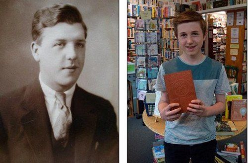 英國少年在舊書中發現前世的自己(組圖)